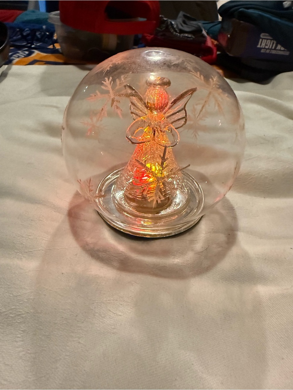 Ganz Flashing Light Christmas Decor - Angel -